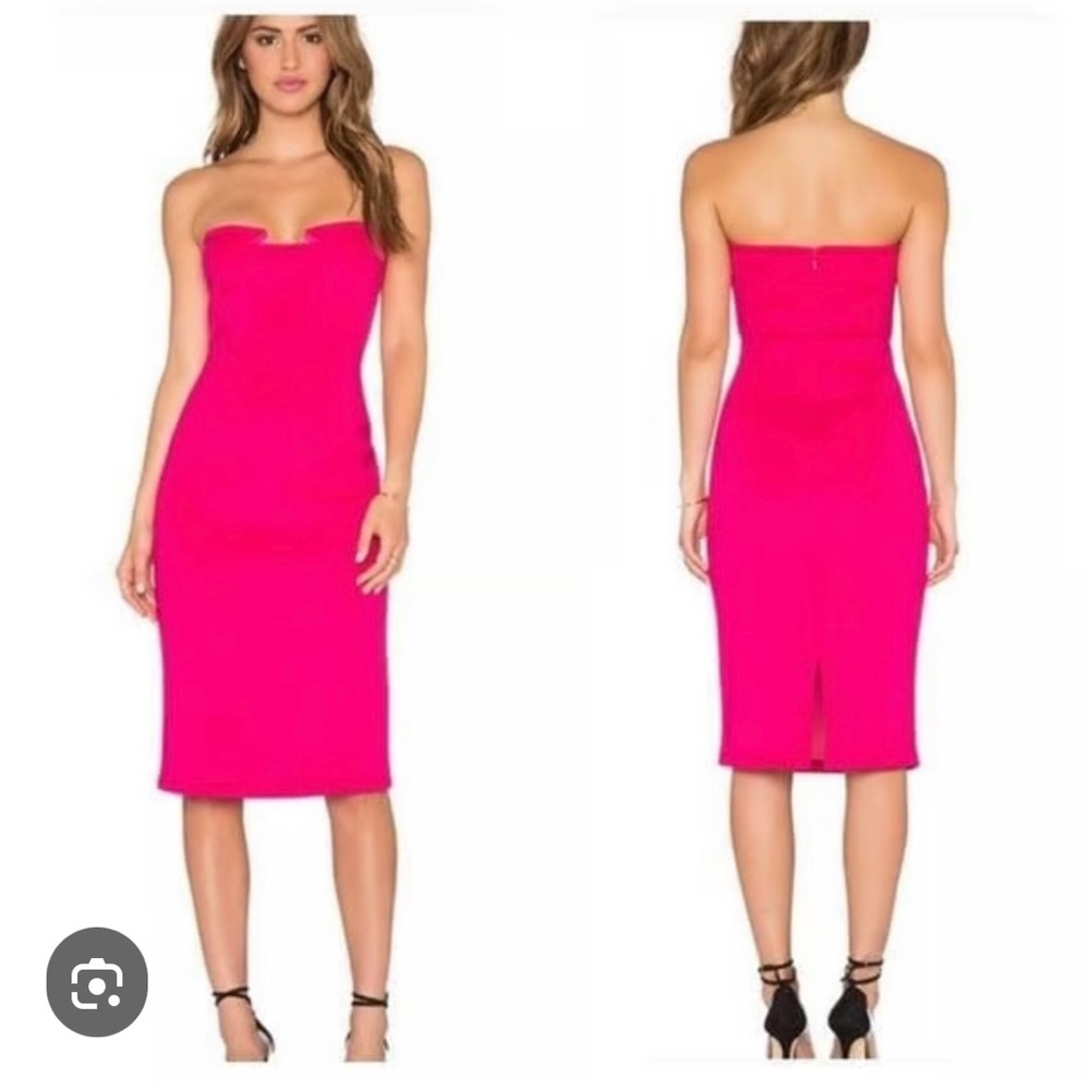 Lumier by Bariano Hot Pink Dress Size Medium